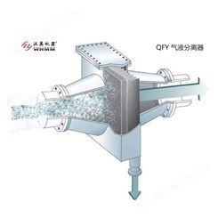 专业定制不锈钢QFY叶片式气液分离器，除油水效率99%