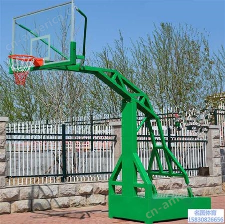厂家生产固定式地埋丁字篮球架体育器材学校小区公园固定式篮球架