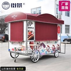 _广场售货亭|景区流动美食车|木质售货亭|移动小餐车|