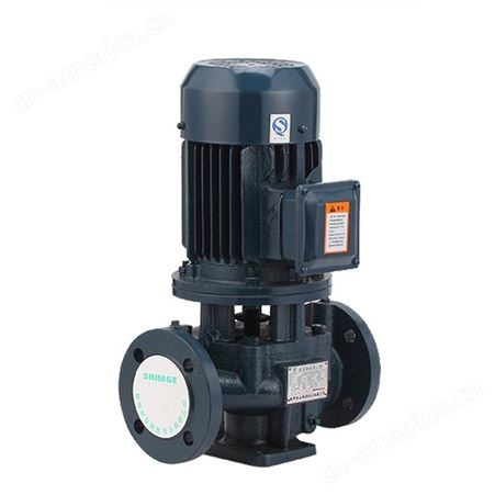 锅炉热水增压泵 新界SGLR50-160A立式单级单吸离心泵2.2kw管道泵