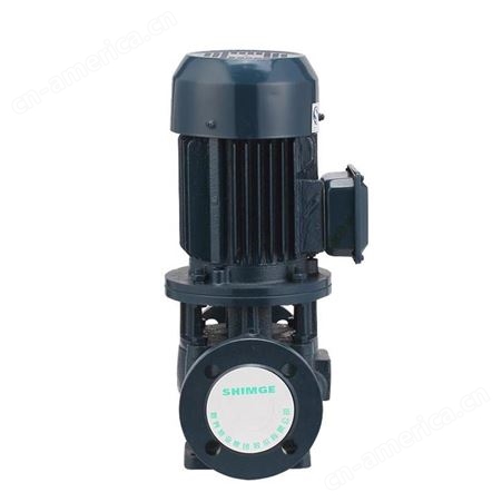 锅炉热水增压泵 新界SGLR50-160A立式单级单吸离心泵2.2kw管道泵