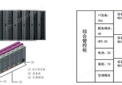 黎耀科技微模块电源 一体化机柜 单排七柜  UPS不间断电源