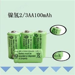 2/3AA 1.2V镍氢充电电池组200MAH 电动工具