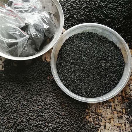 广西锰砂滤料 除铁锰 地下水过滤 孚诺泰锰砂批发