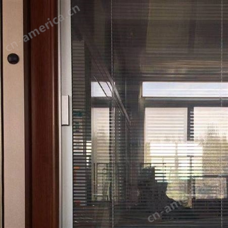 黑龙江中空磁控百叶 至本锦恒 内置百叶可翻转可升降门窗玻璃专业定制