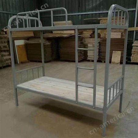 钢制双层床生产厂家 员工宿舍上下床 冠桥学生高低床定制