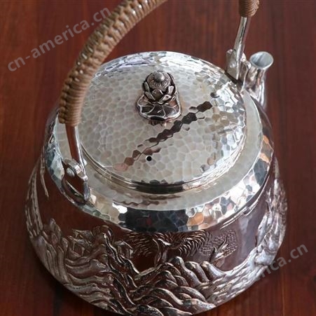 纯银999泡茶煮茶壶 家用茶具茶器 教师节父亲节礼品定制