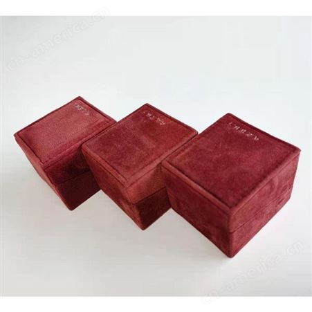 戒指纸盒 CAICHEN/采臣饰盒 长方形戒指折纸盒 绒布盒 pu皮盒 仿皮盒 来图来样加工厂