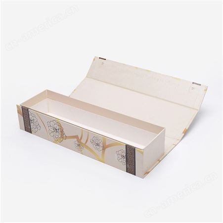 天地盖包装盒 特种纸烫金硬纸板礼品盒 创意复古礼品笔盒定制