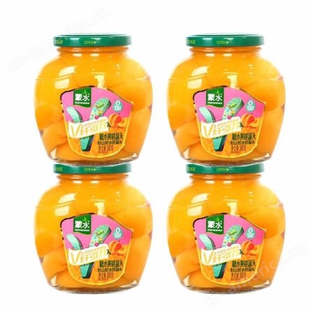 罐头厂家供应各规格黄桃罐头   蒙水水果罐头生产厂家
