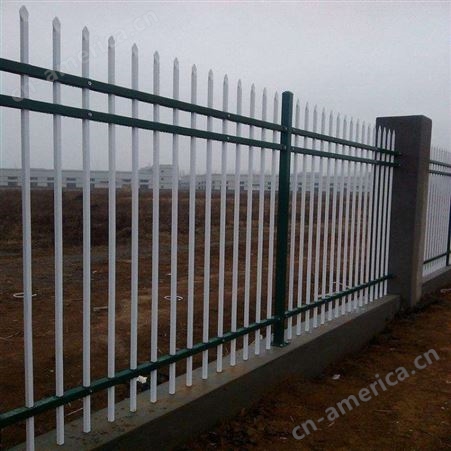 锌钢围栏小区锌钢围墙喷塑锌钢护栏防攀爬围墙护栏铁艺围墙 南京厂家