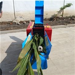 卧式铡草机 自动进料玉米秸秆碎草机 志为220V青贮粉碎机