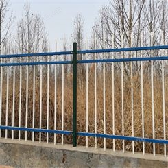学校围墙栏杆 方管围墙铁艺栏杆栅栏 学校小区锌钢围墙栏杆 凯万 量大优惠