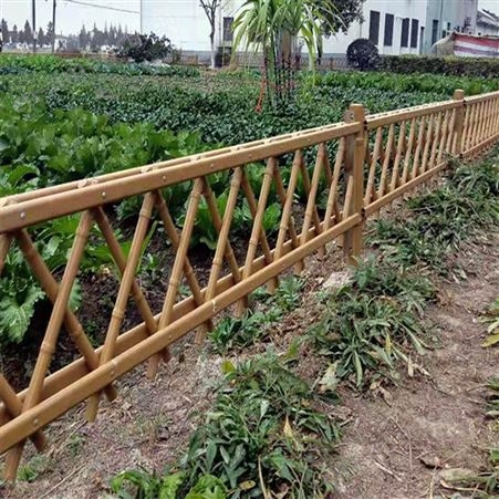 花池仿竹篱笆 不锈钢竹节管仿竹护栏 凯万 不锈钢景观护栏生产厂家