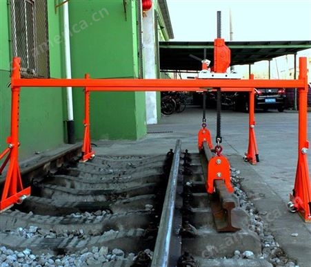 厂家供应尖轨运输吊起装置 1吨钢轨龙门吊组