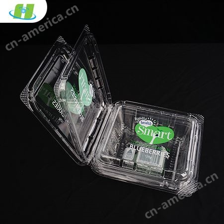 环塑定制一次性蓝莓盒水果盒透明带盖 草莓塑料包装盒