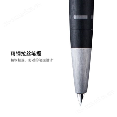 LAMY/凌美杜康2000-14K钢笔 玻璃纤维笔身14K镀金笔尖0.5mm 拉丝黑色墨水笔 商务礼品批发包邮