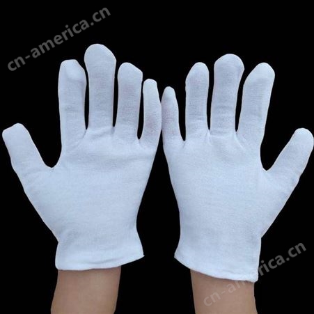 白色手套儿童表演手套礼仪小手套