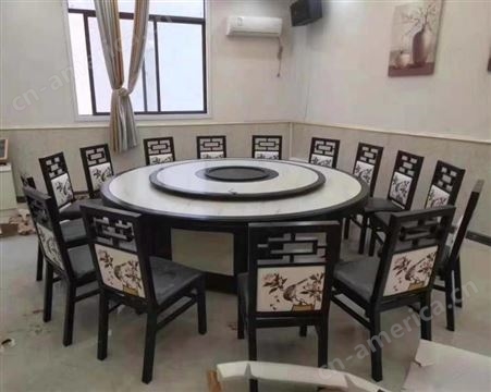 江苏酒店火锅桌 圆桌  实木圆桌面 餐厅圆桌 酒店桌椅多少钱