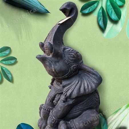 景观雕塑 大象石刻 动物喷水 动物雕塑