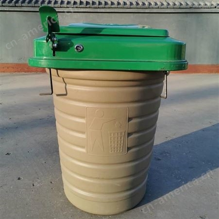 DM垃圾箱 定做大型地埋式铁质地埋箱 地埋垃圾桶120L 脚踏式地埋垃圾桶 120升垃圾桶
