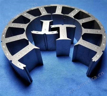高磁感取向硅钢片定子线切割定制直线铁芯激光切割加工转子矽钢片